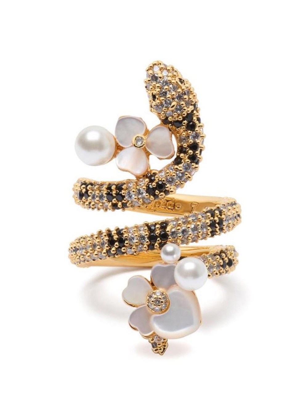 Kate Spade Size 5 Shining Snake Statement Wrap Ring
